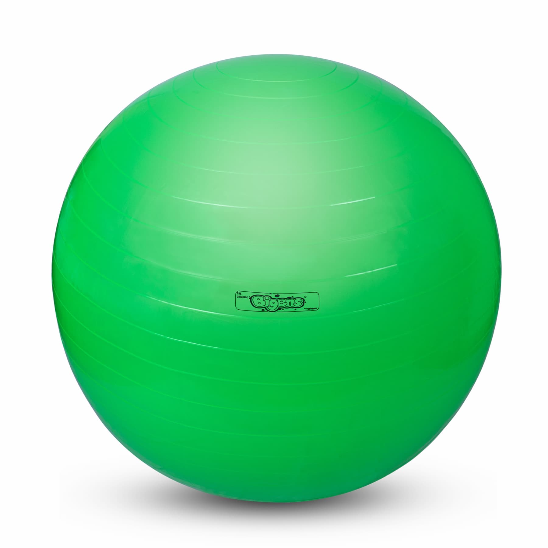 The Bigens 50-inch Play Ball in green, studio photograph